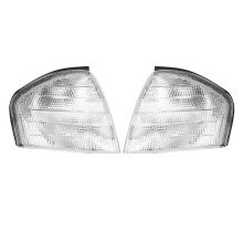 for C Class W202 1994-2000 Pair Corner Lights Turn Signal Lamps 2028261143 2028261243
