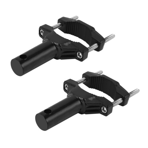 2Pcs Universal Mount Bracket for Motorcycle Bumper Headlight Stand Spotlight Extension Pole Frame Support Bracket