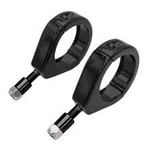 49MM Motorcykel Blinkers Monteringsfäste Dimlampa Fäste Lämplig för XL Sportster 1200 Dyna Svart