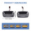 2Pcs Car Dynamic LED Side  Light Turn Signal Light for  Land  70 80 100 Series 6