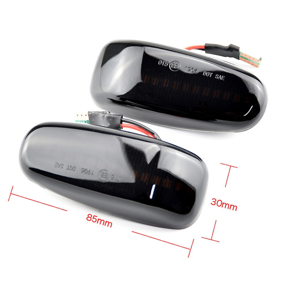 Car Led Dynamic Side Signal Lamp Turn Lamp For - W210 W202 W208 R170 Vito W638 Light/Black 6031762666528