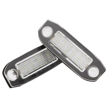 2 Stuks Auto LED Kentekenplaatverlichting Super Helder Canbus voor S80 XC90 S40 XC60 S60 C70 V50 XC70 V70 Wit