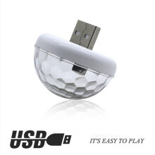 Multi-Color USB LED Car Interior Lighting Lamp Atmosphere Light Neon Lamps Sound Sensor DJ Light