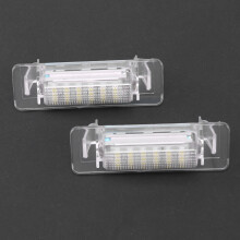 for W210 W202 E300 E55 C230 LED Number License Plate Lights Lamp No Error 12V 6500K White License Light