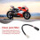2Pcs Motorrad Blinker Kabelbaum Stecker Blinker Stecker Adapter für 4