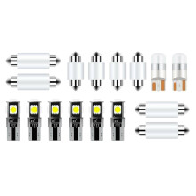 16 StüCk Auto Teile Innen Beleuchtung Kofferraum Beleuchtung für  F250 F350 1999-2017 WeißEs LED Licht Innenraum Kit GlüHbirnen