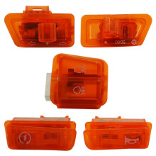 Motorcycle Turn Signal  Far and Near Light Horn Button for Scooter GY6 50Cc 125Cc 150Cc  DIO AF17 AF18 Orange