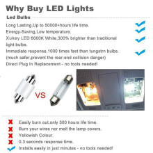 16 StüCk Auto Teile Innen Beleuchtung Kofferraum Beleuchtung für F250 F350 1999-2017 WeißEs LED Licht Innenraum Kit GlüHbirnen