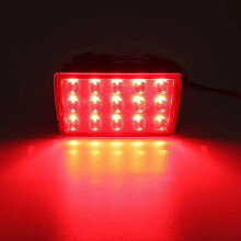 LED Rear Tail Light Bumper Brake Light Reflector Fog Lamp for XV Crosstek Impreza WRX / WRX STi 84913-FG420 Red