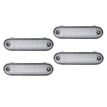 4Pcs/Set LED Side Light Clear Lens Front Rear Turn Signal Lights Blinker Lamp for MX-5 MX5 MIATA 1990-2005