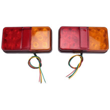 2 StüCke Auto LED Trailer RüCk Licht 12V-80V Lkw Seiten Licht 10LED Lkw Blinker für Lkw Boot Pickup RV UTV