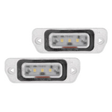 Car License Plate Light Led Number Plate Light for AMG ML450 ML500 550 ML63 License Plate Lamp White