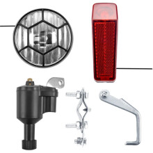 Fahrrad Licht Fahrrad Motorisiertes Fahrrad Reibung Generator Dynamo Scheinwerfer Heck Licht Kit 6V 3W Fahrrad Zubehör