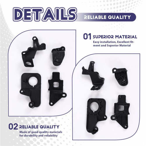 For  C5 Left Headlight Bracket Repair Kit 6212.F0 Car Accessories 1