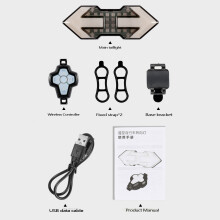 RüCkleuchte Bike Wireless Remote Blinker Fahrrad LED RüCklicht Einfache Installation PersöNliche Fahrradteile