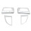 4St ABS Chrome Bil Front Luftuttag Luftkonditionering Ventilation Trim Panel Cover för  CRV/CR-V 2012-2016 1