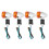 4PCs Motorcycle Turn Signals Amber Lights LED Indicator for 1