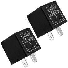 2PC 12V 3Pin Car Flasher Relay CF13 JL-02 Fix LED Light Turn Signal Indicator  Flash