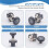 Universal 12V Car Push Pull Headlight  Button,for  Cart Club Car EZGO 4