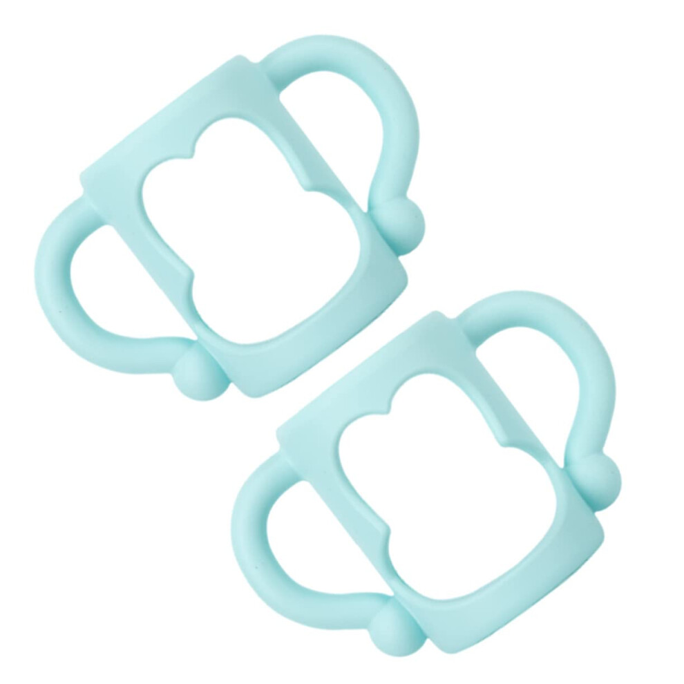 2Pcs Universal Baby Bottle Handle with Ergonomic NonSlip Grip Silicone for Comfortable Feeding