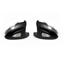Car LED Rear Veiw Mirror Light LampTurn Signal Light Indicator for 2009-2013 Car-Styling with Puddle Light
