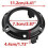 1Pcs Front Fog Light Lamp Cover Frame Accessories Fit for  Outlander Left&Right 6400A739 2