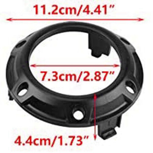1Pcs Front Fog Light Lamp Cover Frame Accessories Fit for  Outlander Left&Right 6400A739 1