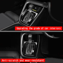 3Pcs Glossy Black Central Gear Panel Control Panel Decal Interior Modification for HRV HR-V Vezel 2021 2022 RHD