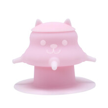 Pet Feeding Bottle Food Grade Silicone with Adjustable Nipples and Stable Suction Base for Small Animals