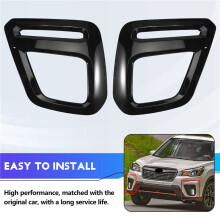 Front Fog Lamp Cover Trim for  Forester Sport/Touring/E-BOXER/IS/SK 2019-2021 Black Car Foglight Trims Stickers