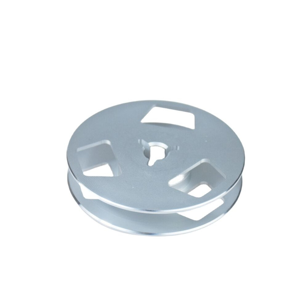 Photos - Charger 1/4 2.5 Inch Takeup Reel,Open Reel Audios Metal Takeup Reel,3 Holes Wind Resistance Hole 2.5 Inch Empty Tape Reel Silver