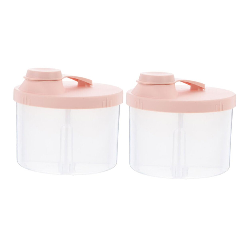 Baby Formula Dispenser with NoSpill Rotating Lid and 4 Compartments for Travel Feeding