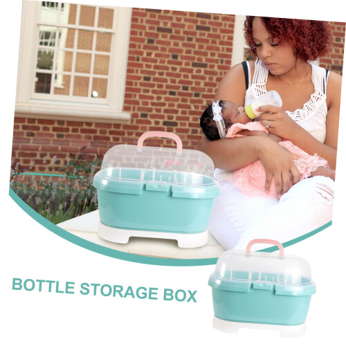 Baby Bottle Drying Rack and Storage Organizer with Compact SpaceSaving Design for Infants 2