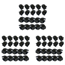 60 Pieces Regular Fishing Rod Storage Clips, Fishing Pole Holder Clip Storage Rack, 2 Style & 10Pcs Each Style -