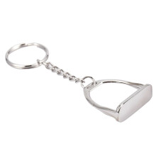 10Pcs Simple Elegant Design Western Stirrup Keychain Key Hanger Tool for Men Women Bag Decoration Equestrian