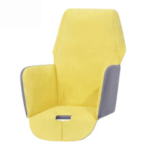 Universal Soft Padded Chair Cushion Baby Seat Cover with Harness Slots Easy Clean Design