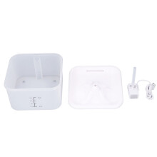 Rechargeable Cat Water Fountain Battery Operated Quiet Pump Wireless Pet Fountain with Motion Sensor Automatic Circulation Filtration BPA-Free
