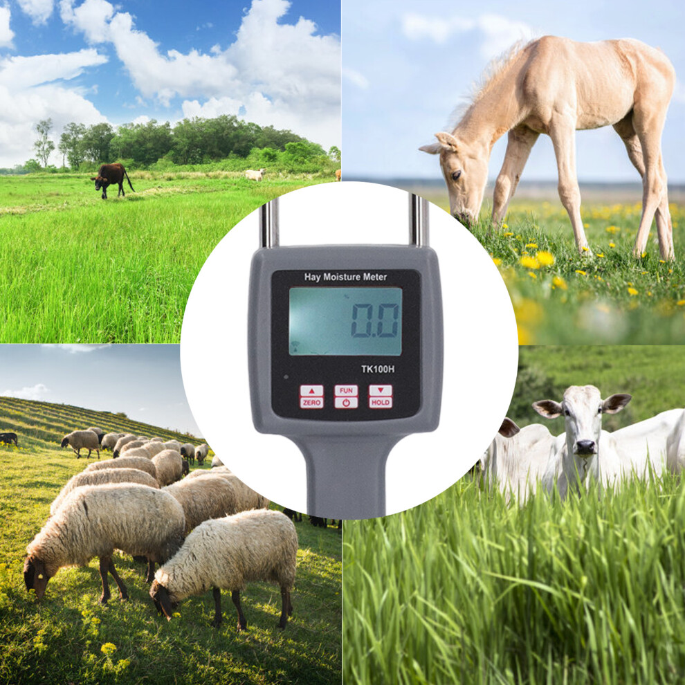 Portable Digital Hay Moisture Meter ABS