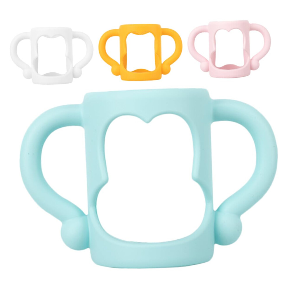 4Pcs Silicone Baby Bottle Handles Ergonomic NonSlip Double Grip Easy Clean for Wide Compatibility