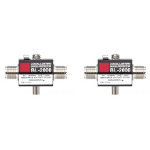 2X BL-2000 Limitatore di Sovratensione Coassiale da Fulmine PL259 Femmina A PL259 Femmina Scaricatore di Sovratensione Coassiale -1000 MHz