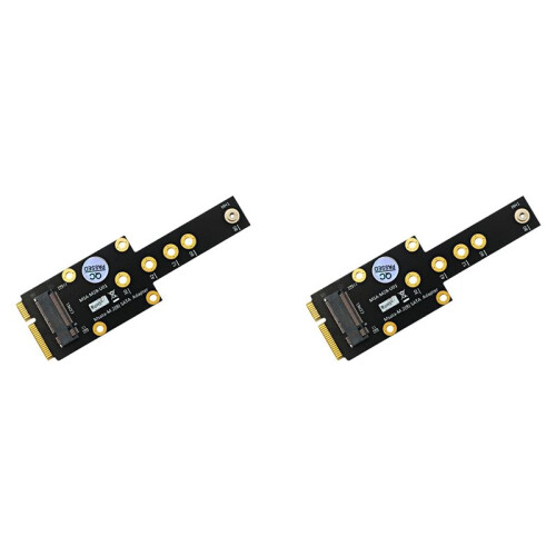 2X MSATA Naar M.2 Key B-Adapter M.2 SSD Naar MSATA-Adapter MSATA Naar M.2 Key B SSD-Adapter