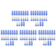 100 Stück NAC3FCA NAC3FCB Speakon-Stecker, 3-Poliger Powercon-Stecker, 20 A, 250 V AC-Netzstecker, Blau und Grau, Weiß