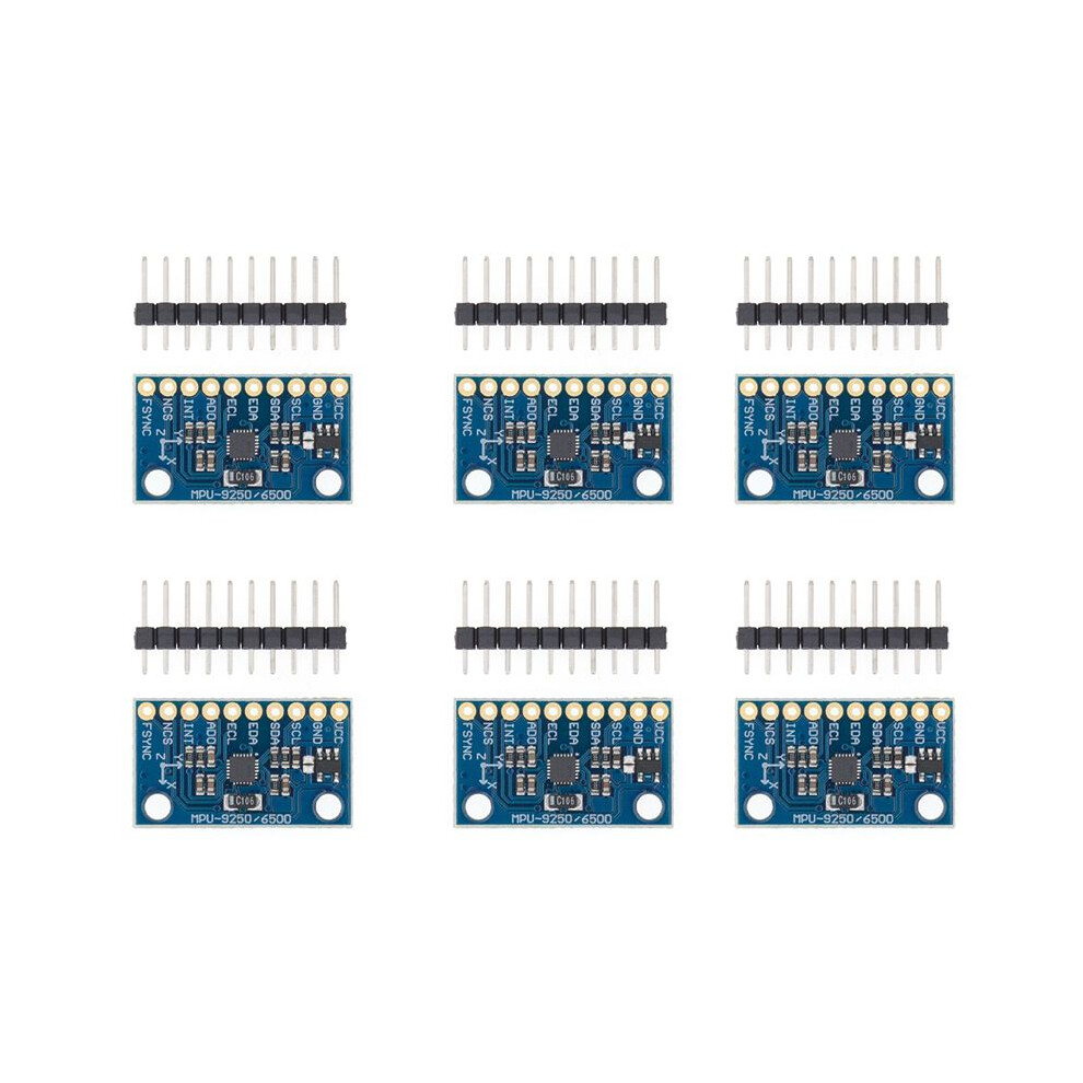 6X Mpu-9250 Gy-9250 9-Axis Sensor Module I2c/Spi Communications Thriaxis Gyroscope + Triaxial Accelerometer 4713901438037