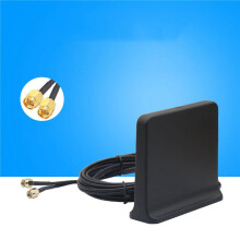 5X Signal Boost 5G 4G LTE 3G GSM Mimo Aerial High Gain 12Dbi 600-6000Mhz External Omni WiFi Antenna(Black SMA Male)