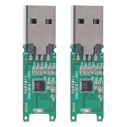 2X USB 2.0 EMMC Adapter 153 169 EMCP PCB Main Board U Disk Main Control Board Without Flash Memory