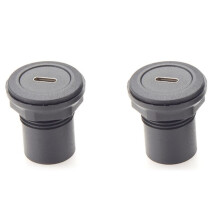 2pc 22mm USB Connector USB C Jack to USB C Jack Round Panel Mount Adapter USB 3.1 Panel Threaded Mount Coupler Converter