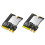 2X New Version Micro- Card, TF SDHC SDXC to NGFF Key A-E Adapter 1