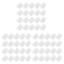 Connecteurs de Bande Lumineuse LED 60 Connecteurs D'Adaptateur LED Étanches Connecteurs de Bande Lumineuse LED Sans Soudure 4 Broches 10 mm