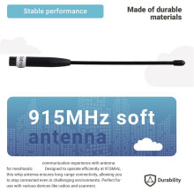 3X 915MHz Antenna 8dBi Gain Long Range Soft Whip Antenna , Omni SMA for Meshtastic