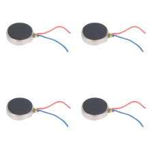 4X Moteur de Vibration Vibrant Plat de Pièce de Téléphone de CC 3V 60MA 9000 +/- 2000RPM